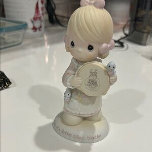 Precious Moments Cream and White Ceramic Figurine